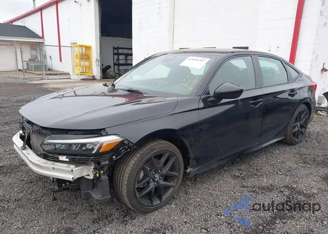 2023 Honda Civic Sport из США, поврежденный, VIN 2HGFE2F59PH556177